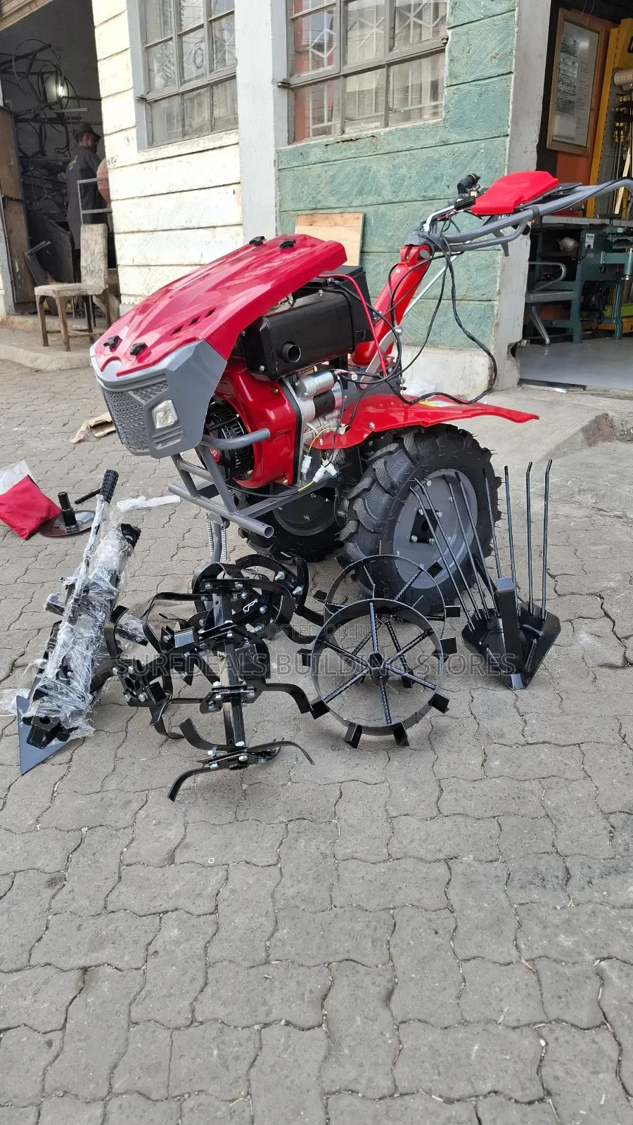 Jiadi Jd 14hp Diesel Walking Tractor,Tiller,Farrow Iron Wheel