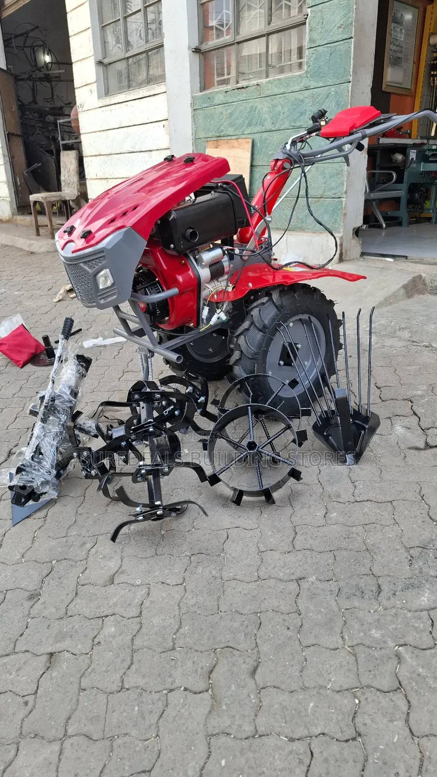 Jiadi Jd 14hp Diesel Walking Tractor,Tiller,Farrow Iron Wheel