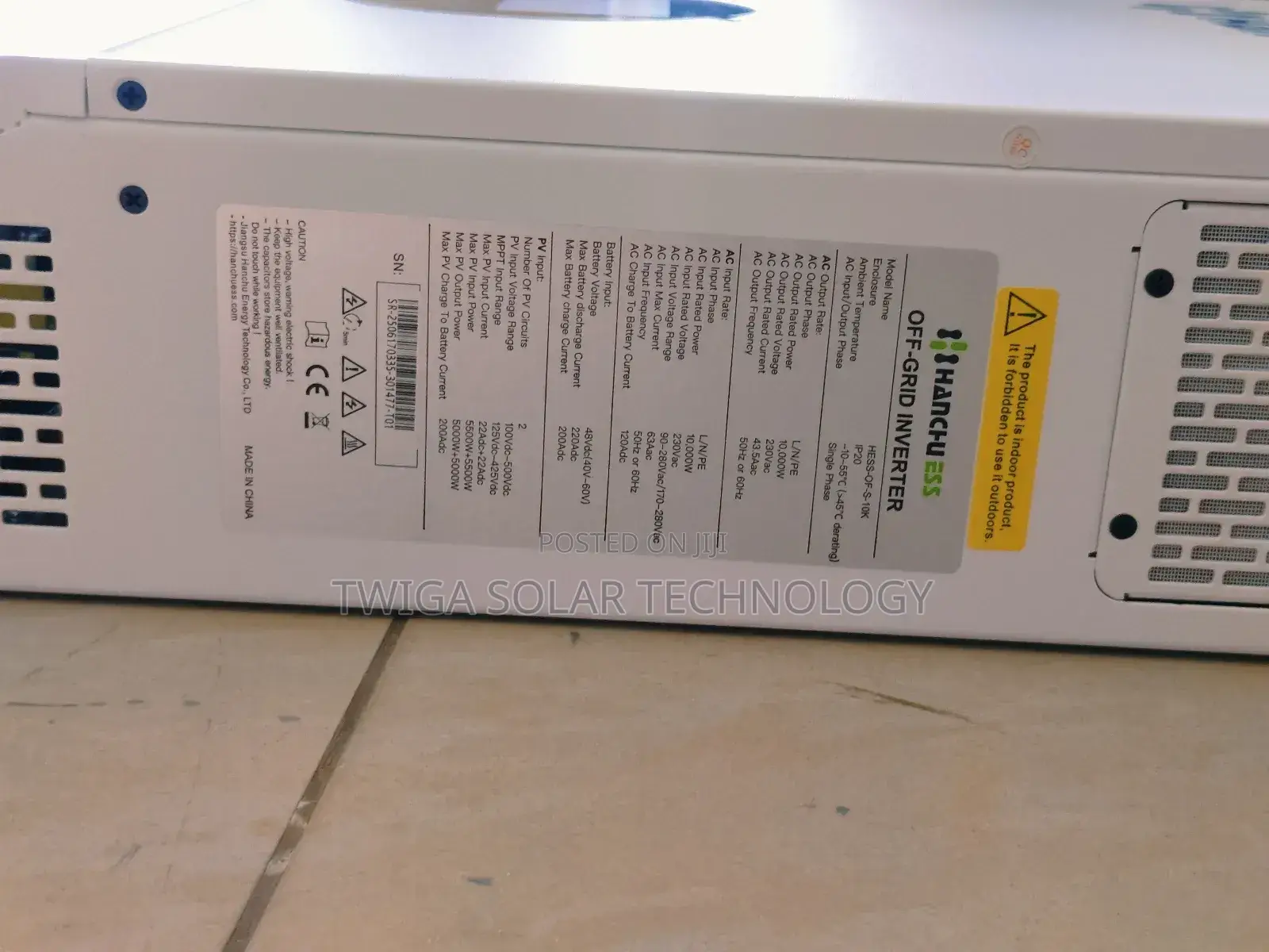 10kw Hanchu Ess Hybrid Invertors