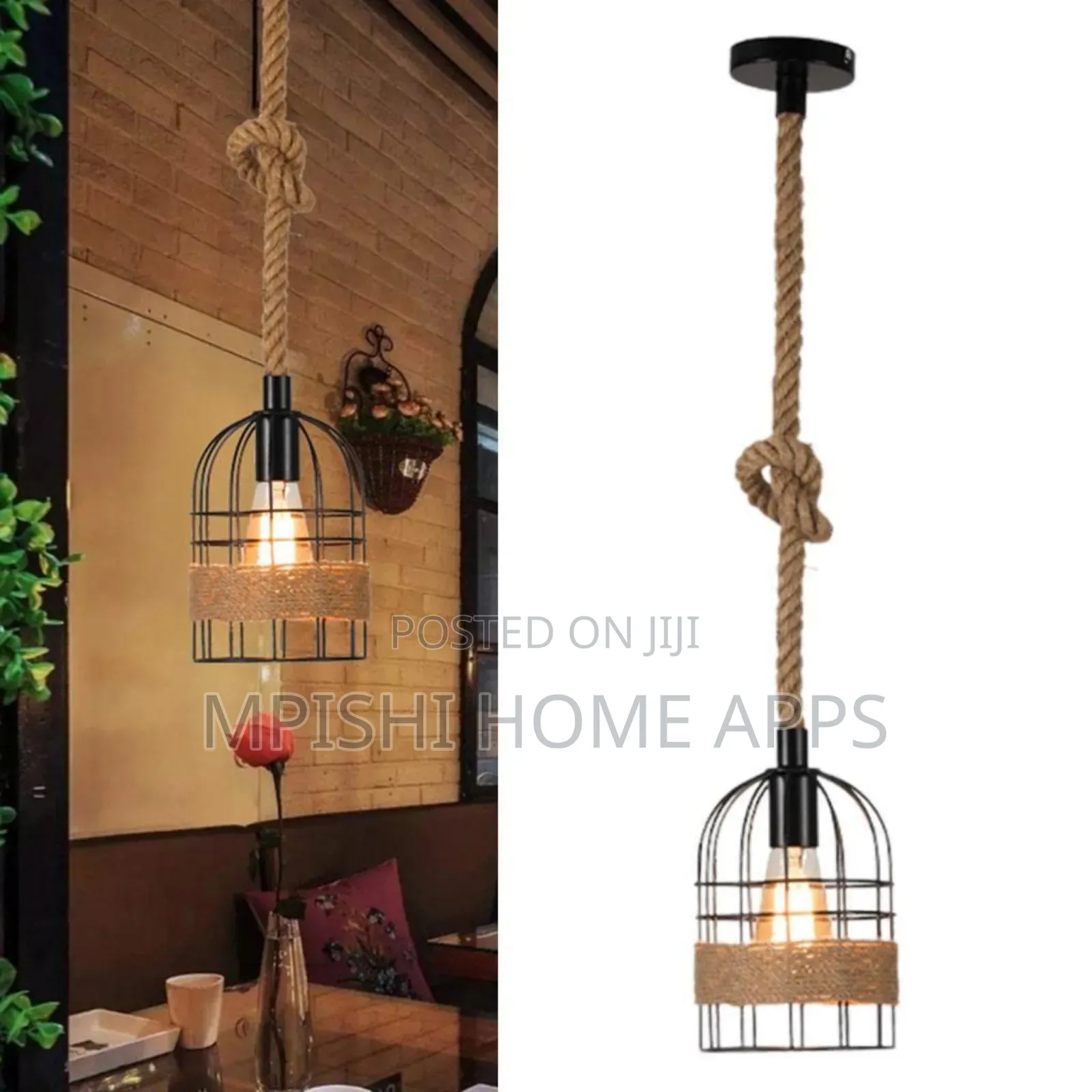 Sisal Pendant Light