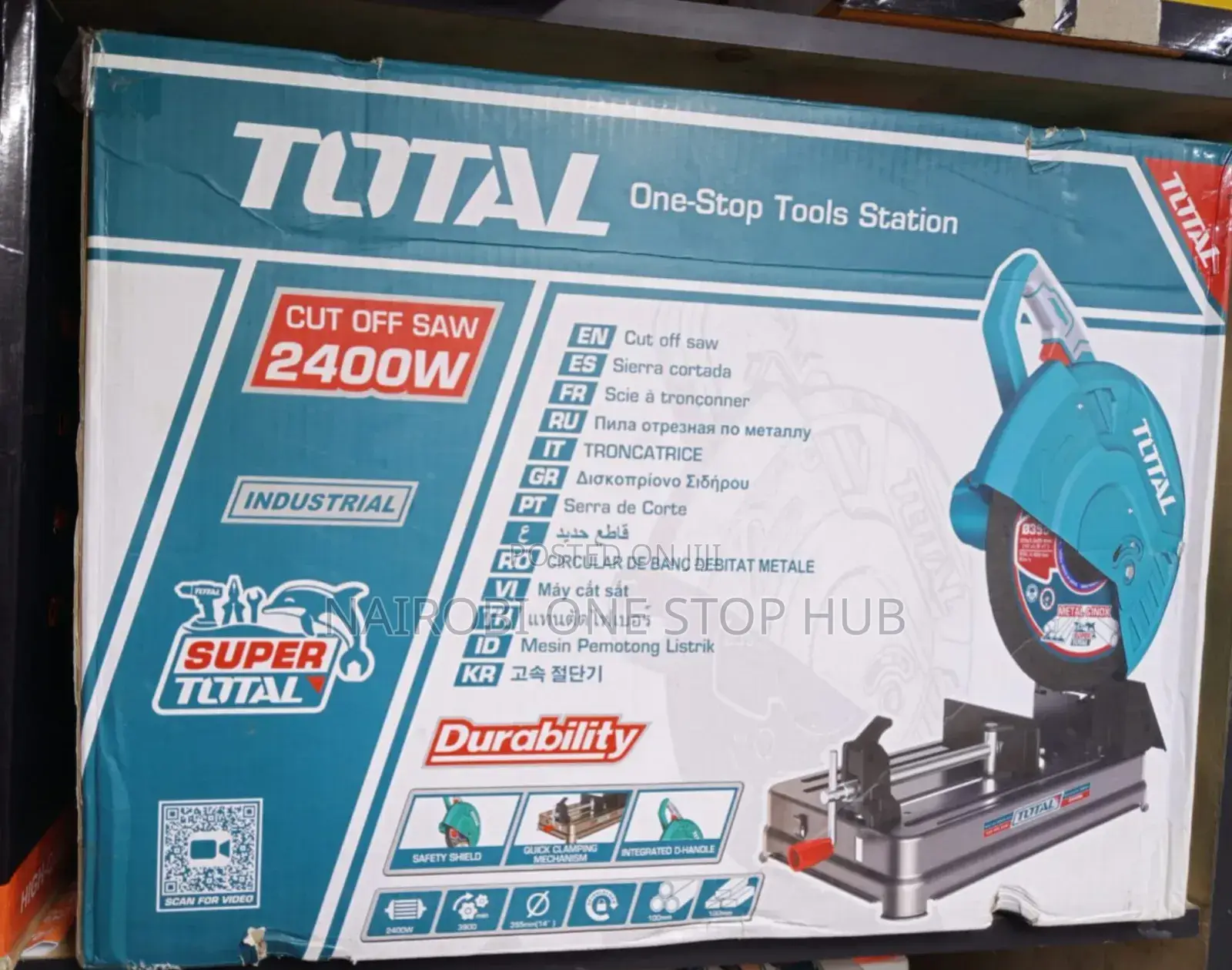 Total 2400w Metal Cut Off Machine With Adjustable Clamp