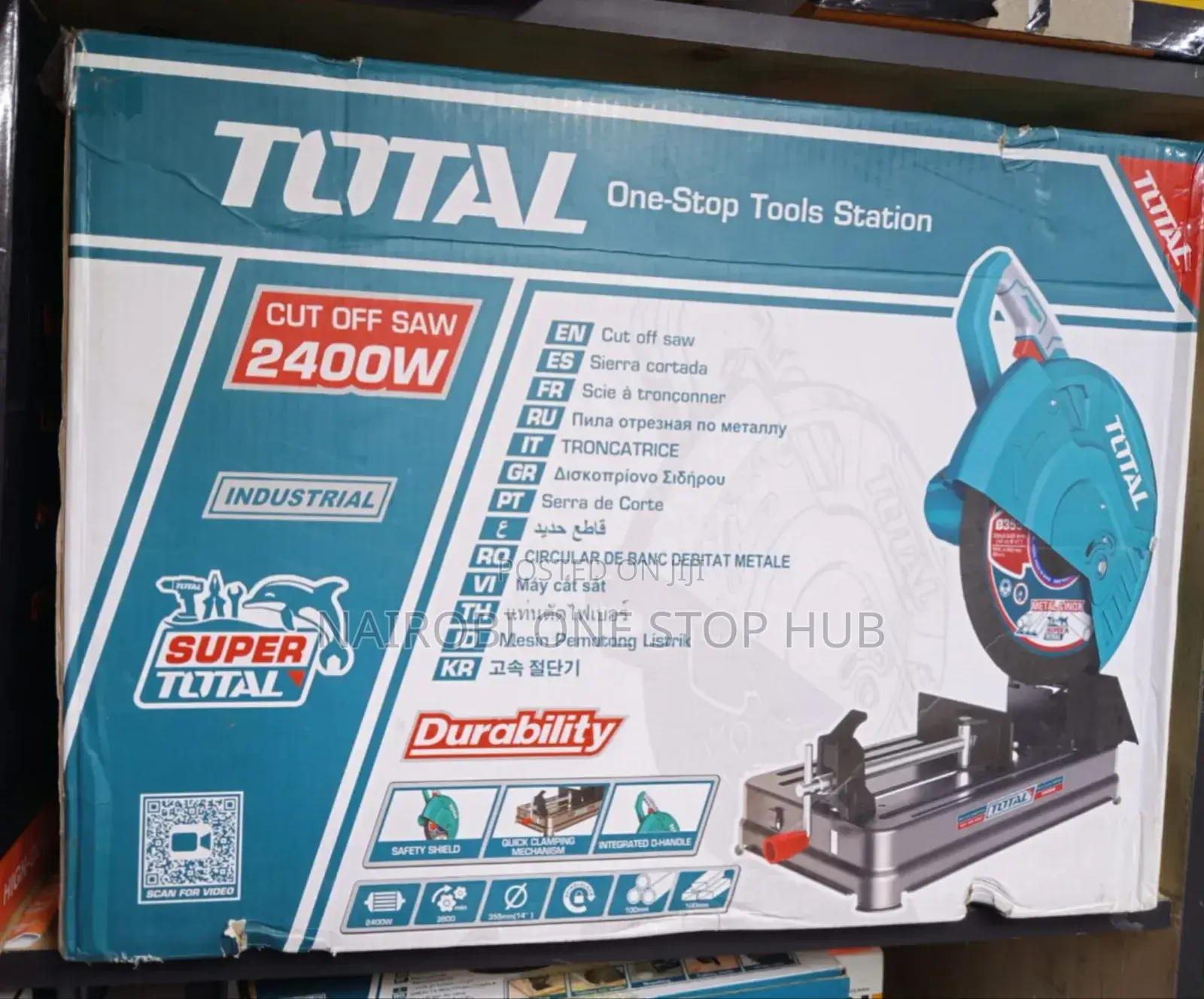 Total High Power 2400w Metal Cutting Saw