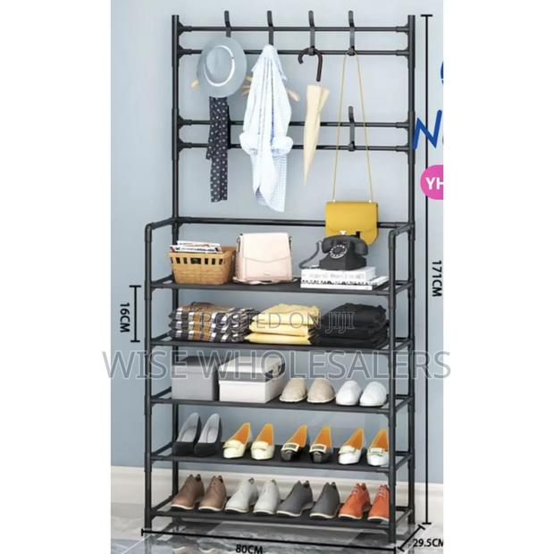Nunix 5-tier Multifunctional Shoe And Coat Rack,