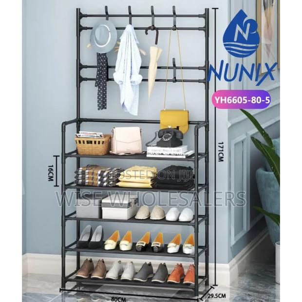 Nunix 5-tier Multifunctional Shoe And Coat Rack,√°°°