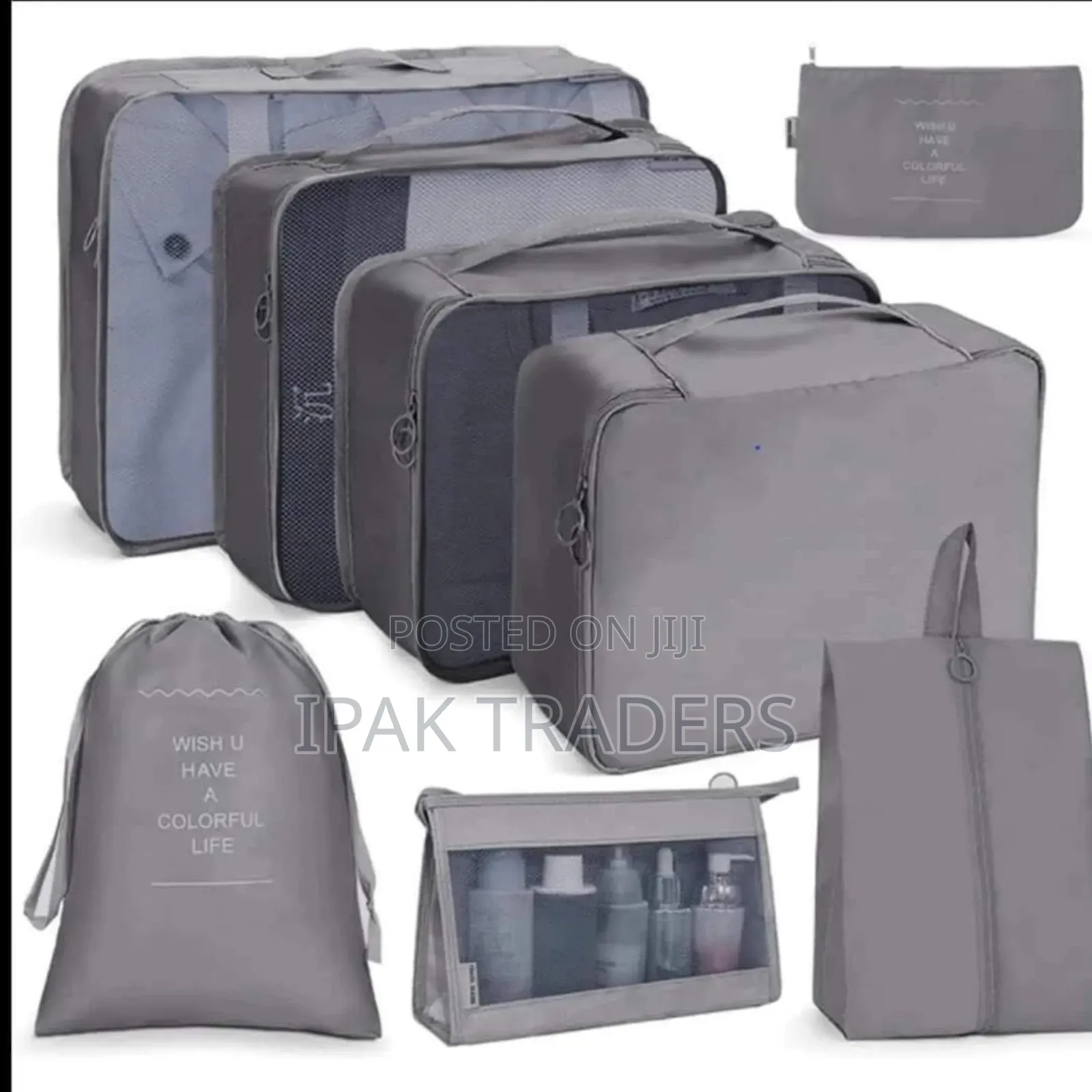 *8pcs Luggage Travel Organizers for Suitcase With Toiletry Case*