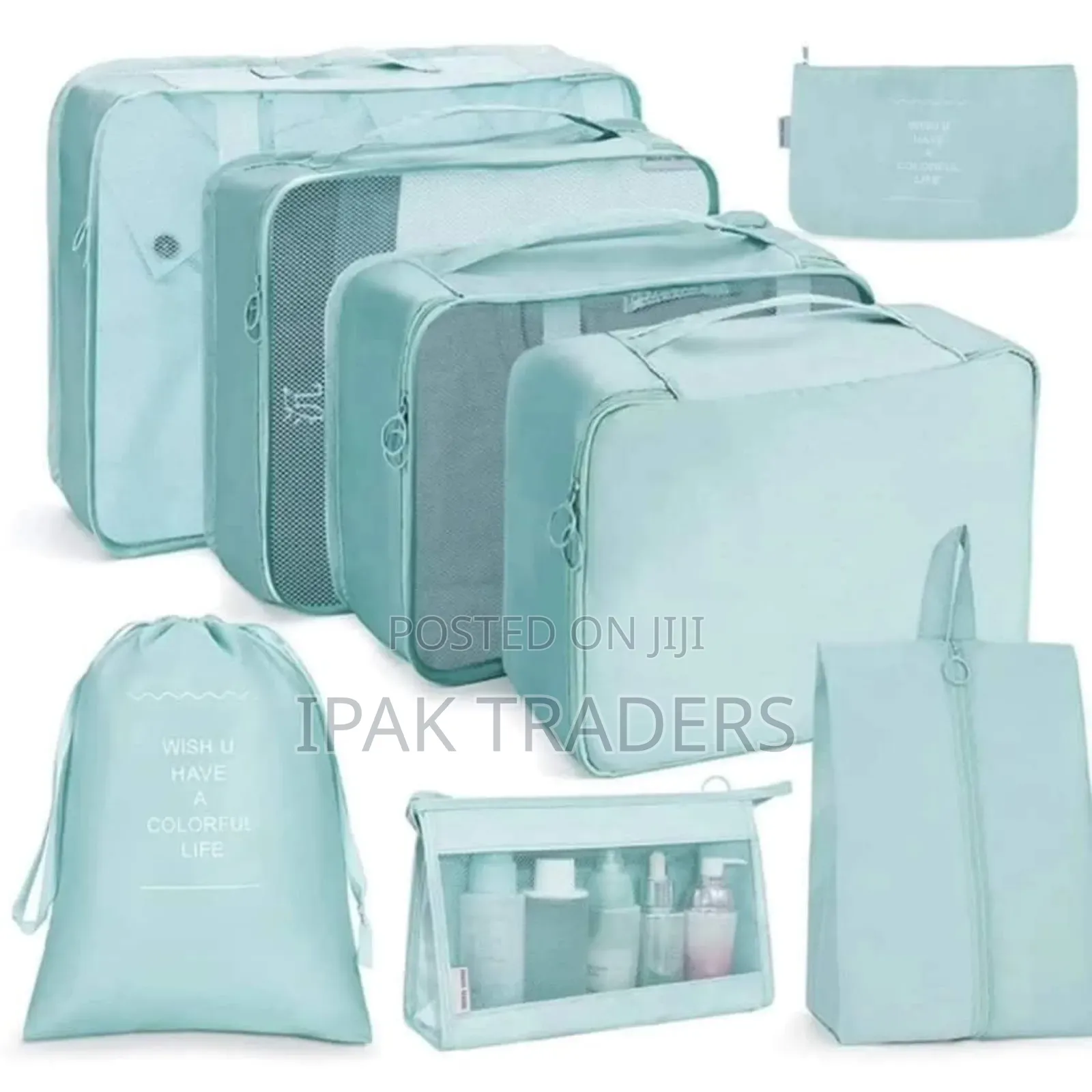 *8pcs Luggage Travel Organizers for Suitcase With Toiletry Case*