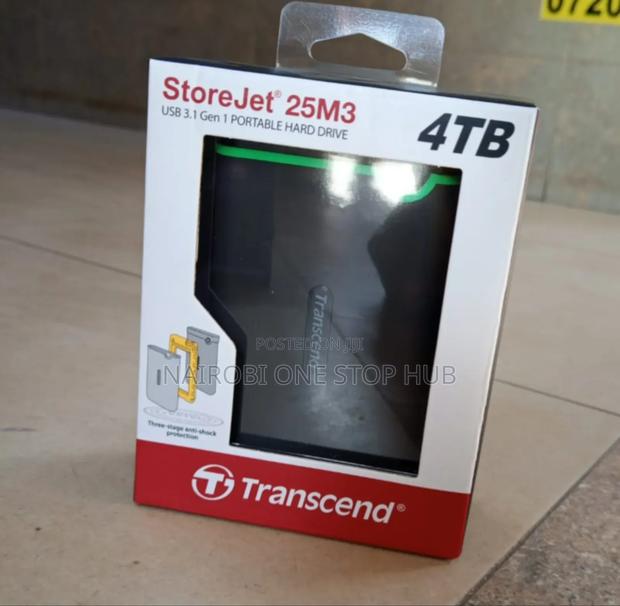 Transcend Store Jet 25m3 4tb Usb Portable 3.1 Hard Drive