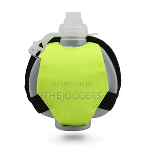 200ml Running Wrist Water Bottle Adjustable Strap (Green)