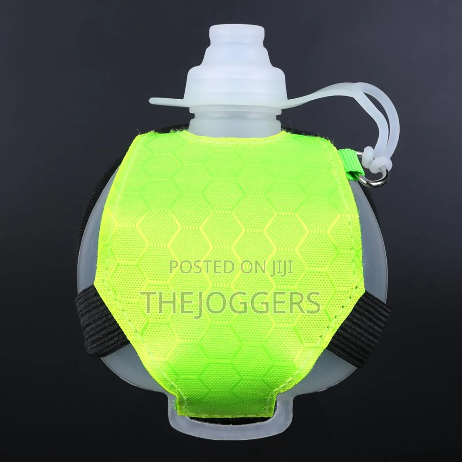 200ml Running Wrist Water Bottle Adjustable Strap (Green)