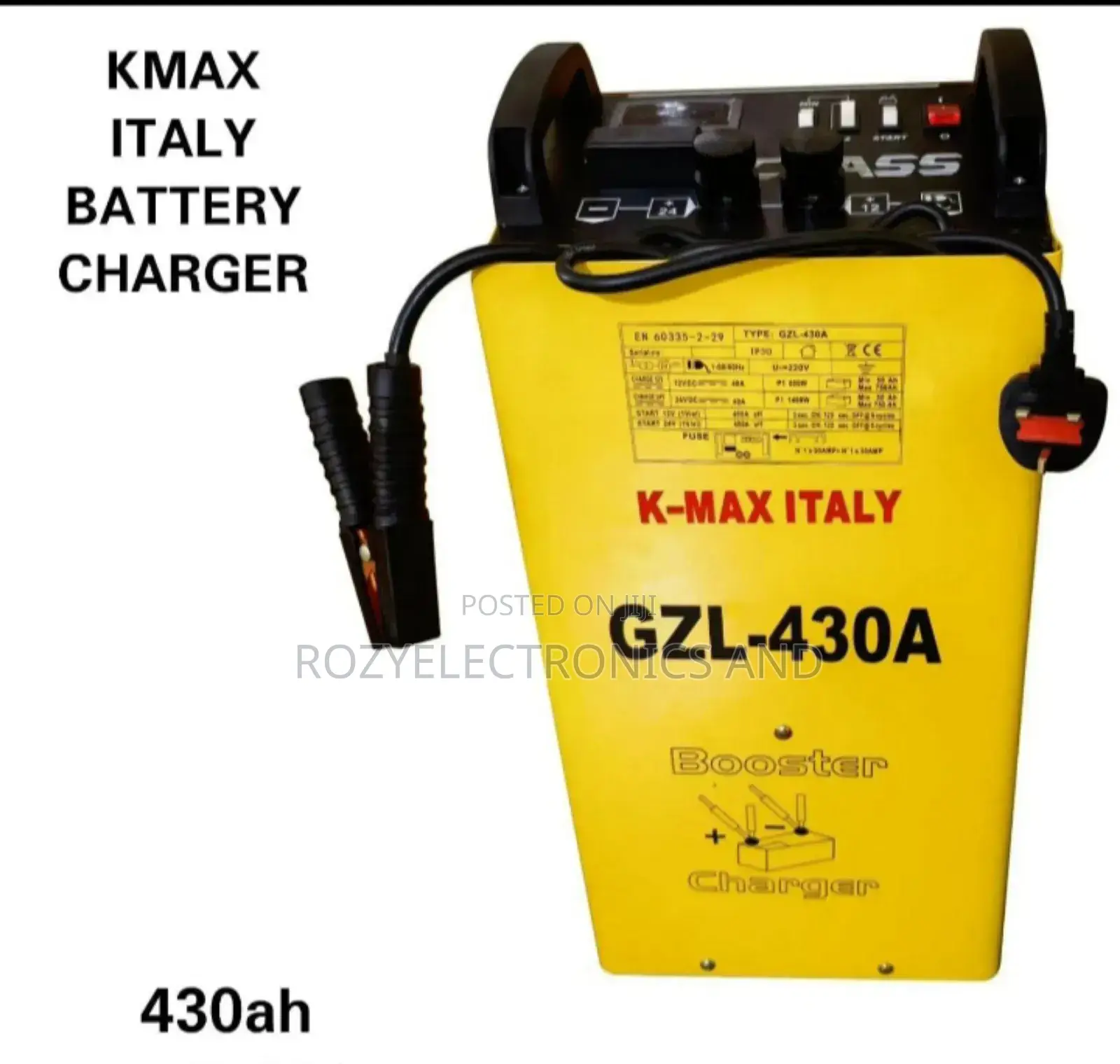430 Ah Battery Charger Kmax