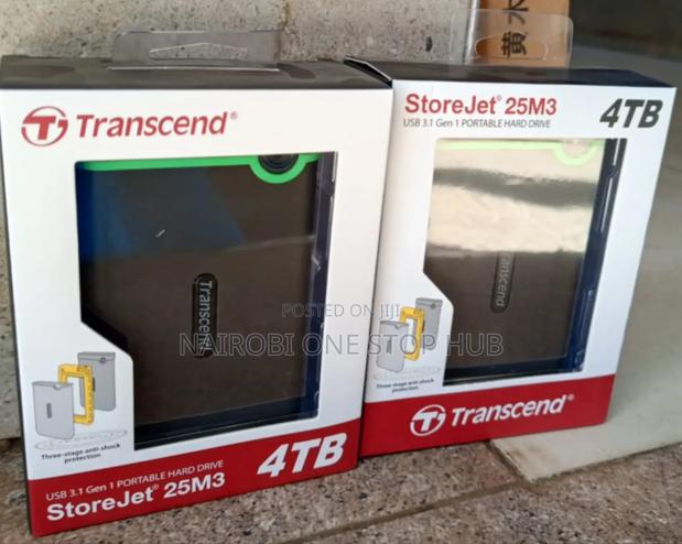 Rugged Trancend Store Jet 25m3 4tb External HDD - main view