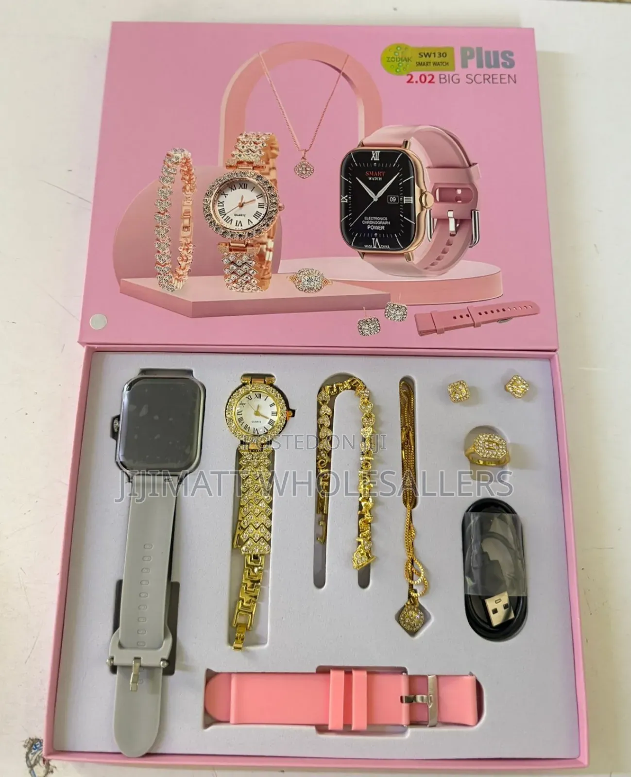 A58 Plus Smart Watch(With Accessories as Seen in the Photo)