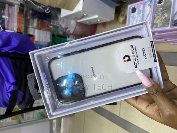 Polycar iPhone 15 Pro Max Transparent Doyers Touch Case - thumbnail 3