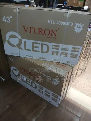 Vitron 43" Qled Smart Android Frameless Tv