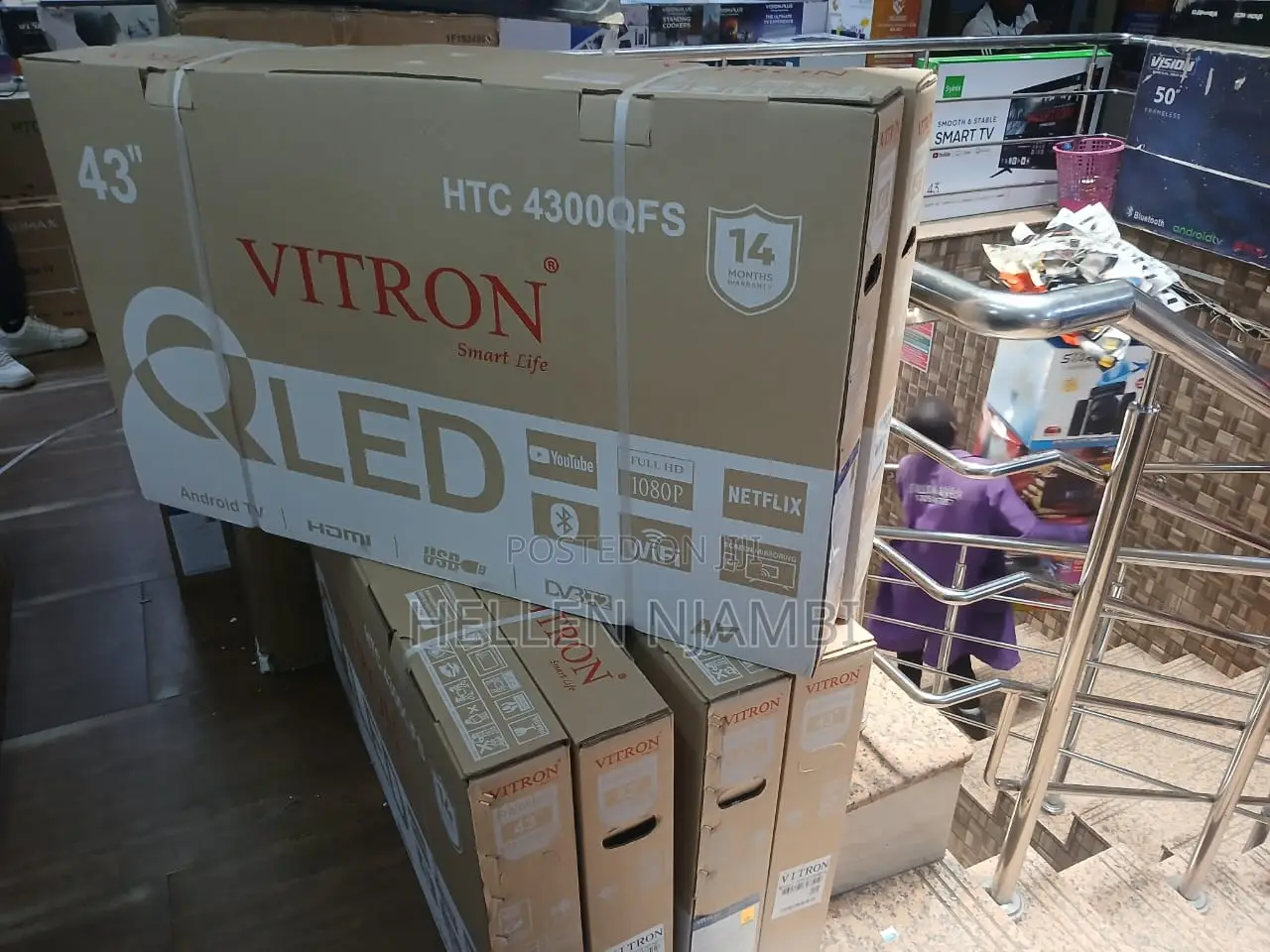 Vitron 43inch Smart Qled Android Tv