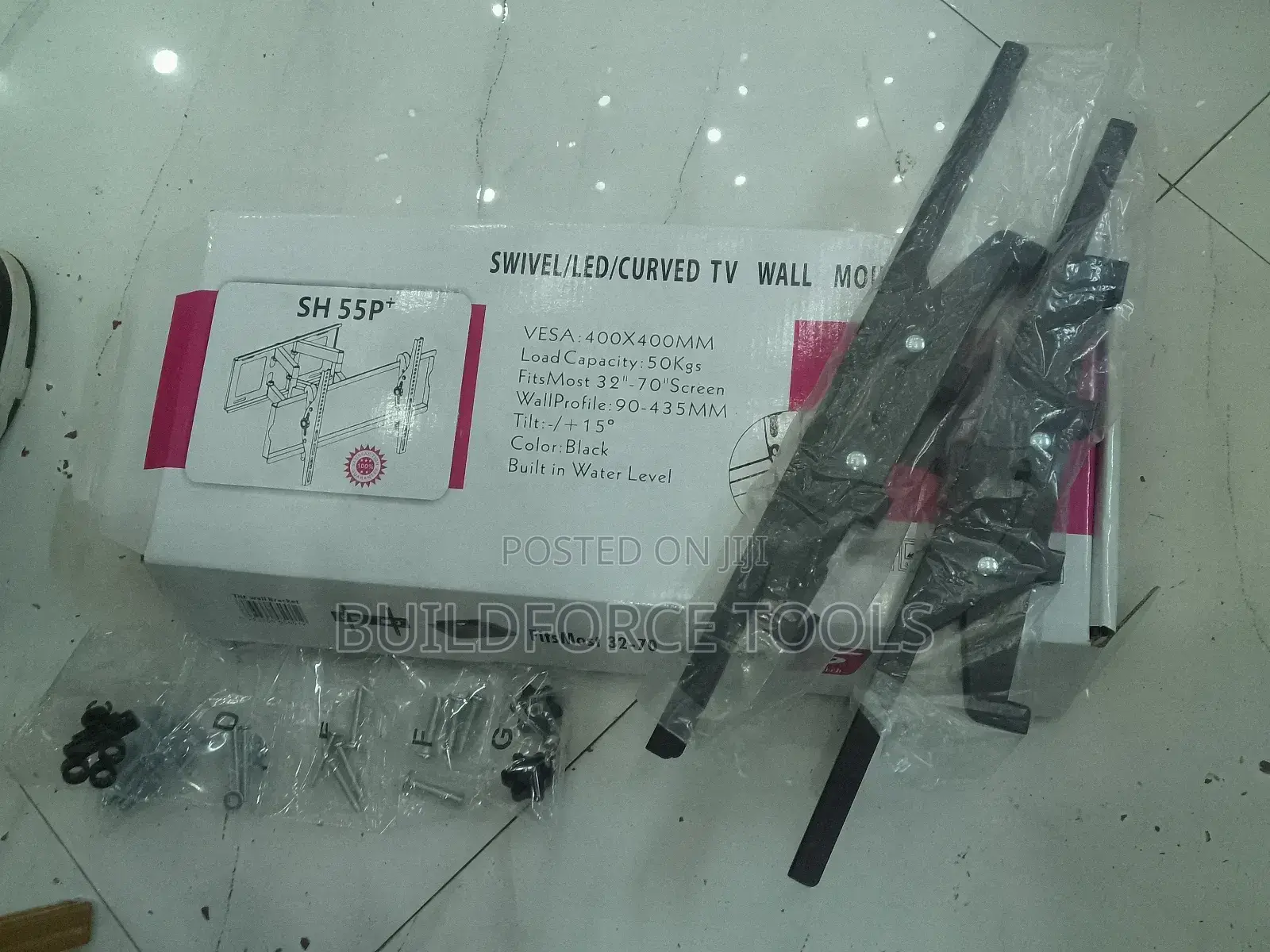 Sh 55p Swivel/Led Curved Tv Wall Mount