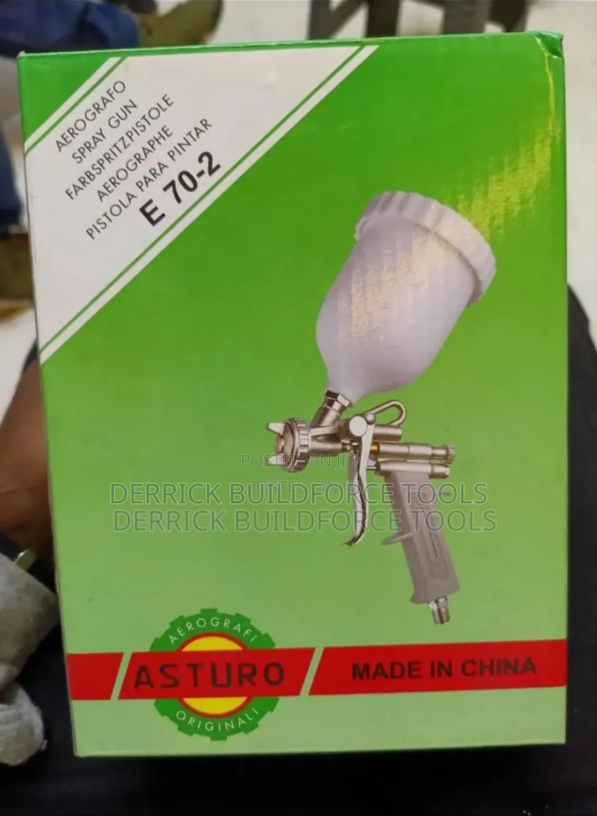 Asturo Spray Gun With Plastic Can