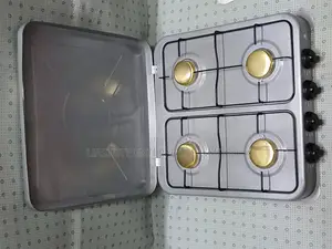 4-Burner Nunix Gas Stove – Auto Ignition for Quick Start