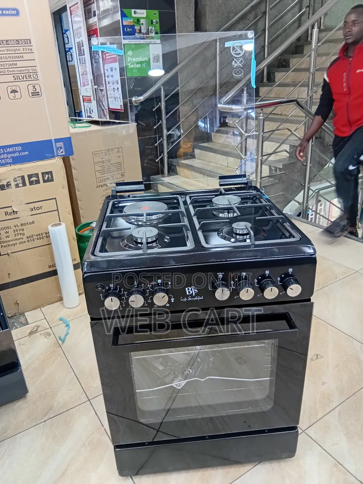 Bj 60×60 Cooker (Black)