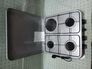 Nunix 3 Gas + 1 Electric Burner Stove – Auto Ignition Cooker