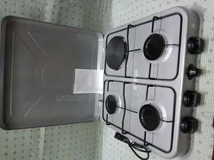 Nunix 4-Burner Stove – 3 Gas, 1 Electric With Auto Ignition