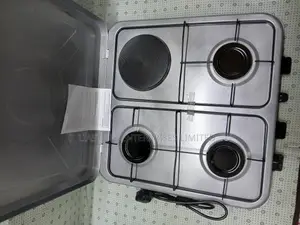 Nunix Lt04-02 Gas Electric Cooker – 4-Burner With Auto Ignition