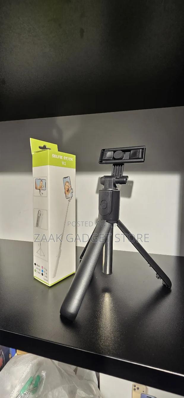 R1 Multi-Functional Selfie Stick Tripod – Bluetooth Remote - thumbnail 4
