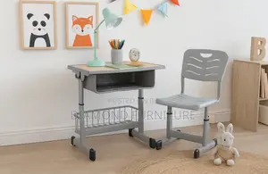 Office Furniture; {Modern Adjustable Kids Office Study Desk}