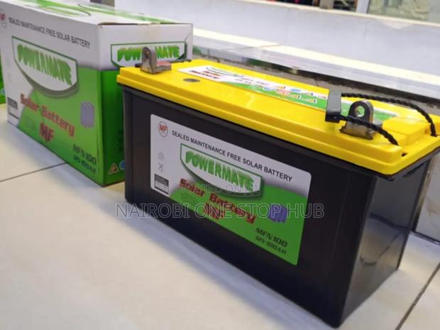 12v Powermate Maintenance Free Solar Battery - main view
