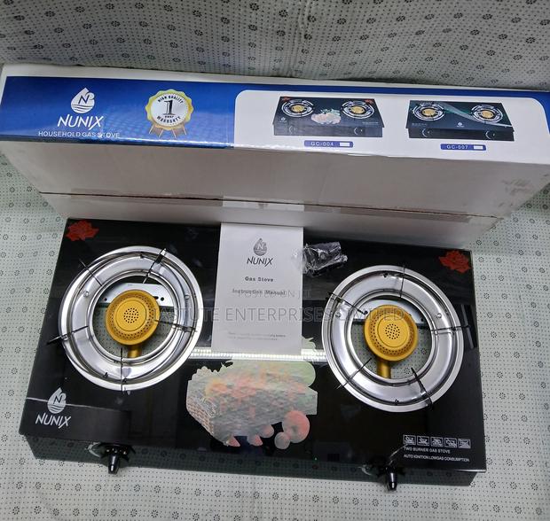 Double Burner Gas Cooker With Glass Top – Efficient Compact