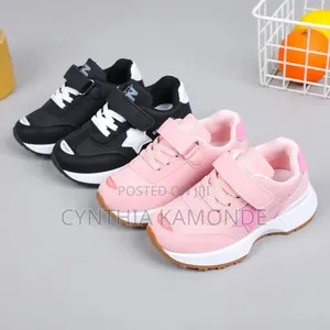 Pink Black Shoes
