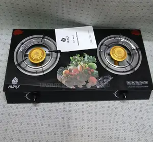 Portable 2-Burner Gas Stove – Glass Top With Heavy Duty Burners