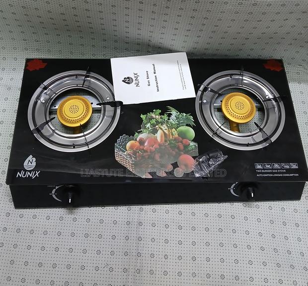 Portable 2-Burner Gas Stove – Glass Top With Heavy Duty Burners