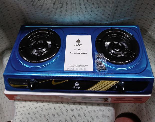 Nunix 2-Burner Stainless Steel Table Top Gas Cooker – Durable