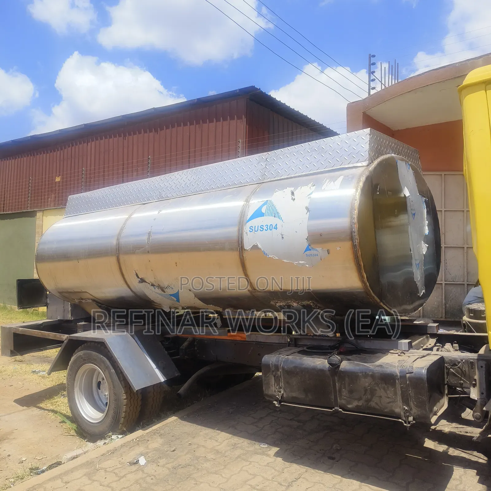 Water Bowser Fabrication - Complete With Pump 20m Hose - Nairobi