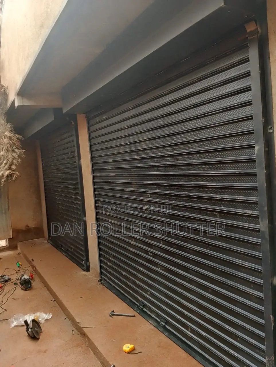 Roller Shutter Door With Transparent Panels