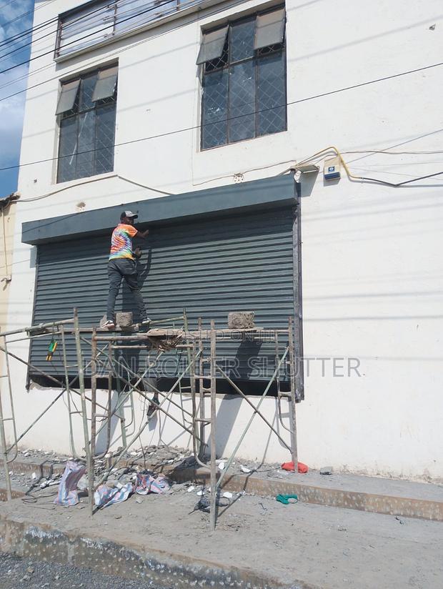 Roller Shutter Door With Transparent Panels