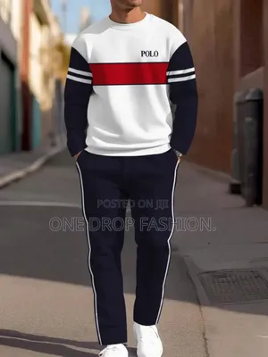 New Fashion Men Polo Tracksuits Sizes (M-3xl)