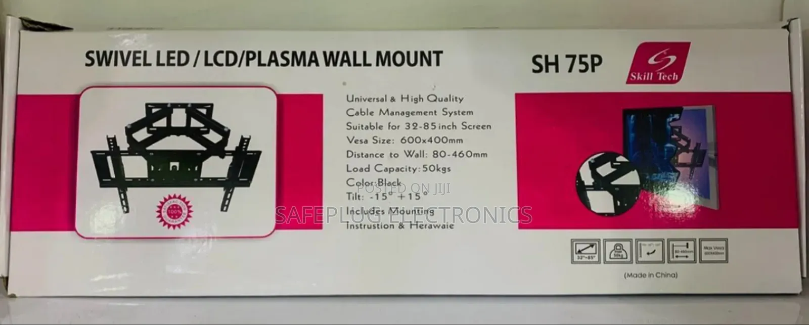 Skilltech 32-85 " Inches Screen Wall Mount 75p