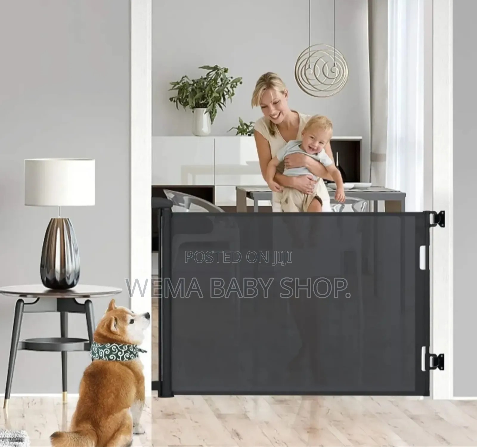 Retractable Baby/Pet Safety Gate /Stair Guard