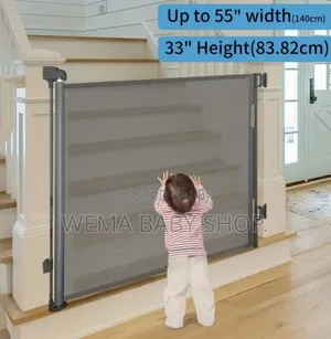 Retractable Baby/Pet Safety Gate /Stair Guard