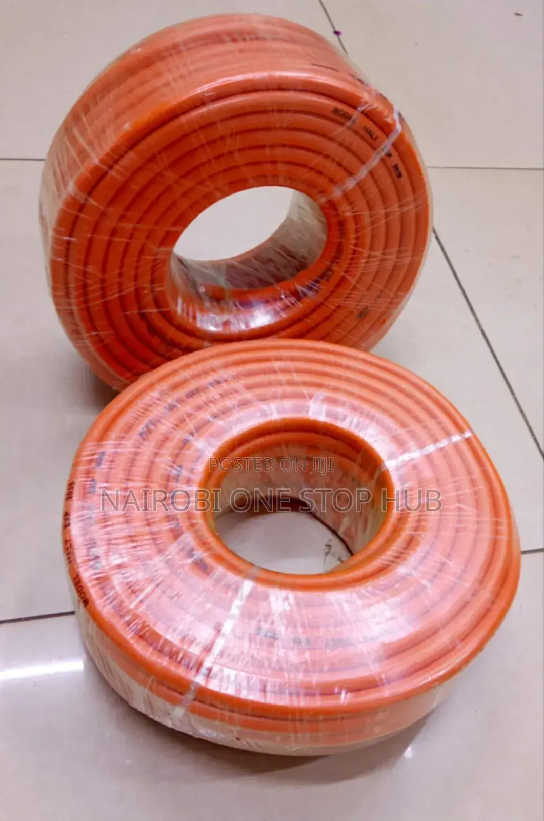 Orange Gas Connection Hose