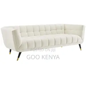 Home Sofa; Soft Fabric 3-Seater Sofa for Comfort and Style