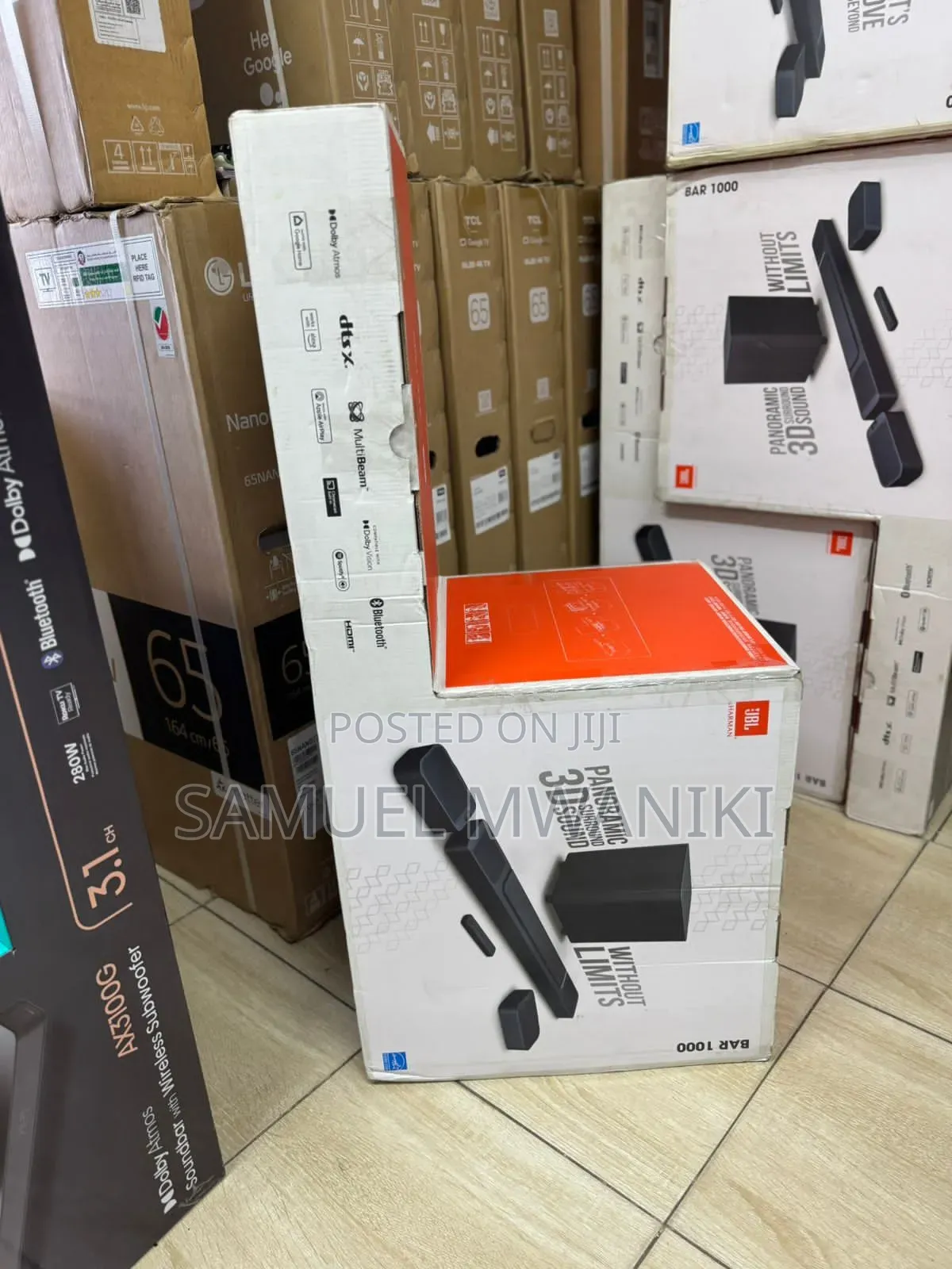 JBL Bar 800 Dolby Atmos Wireless Detachable Speakers Surround System