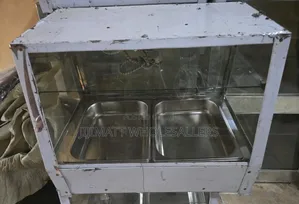 Chips Warmer With Double Insert Tray