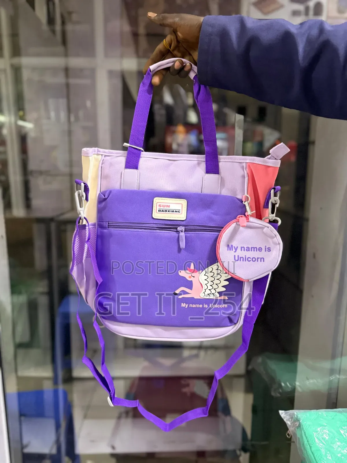 Trendy And Cute Multi-color Tote Bags With Detachable Strap — Perfect