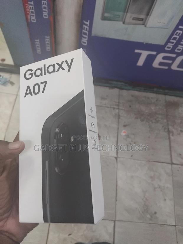 New Samsung Galaxy A07 4G 128 GB Black - thumbnail 3