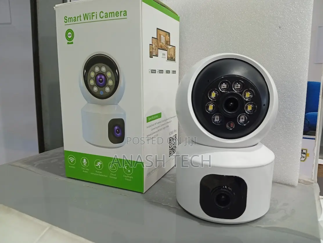 PTZ Sim Card 4mp Dual Lens Smart Indoor Wireless Security Wifi Cam