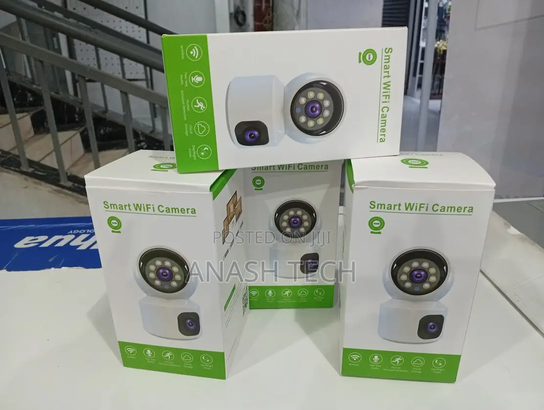 Dual Lens Wifi Cam Two-Way Audio Nanny Camera