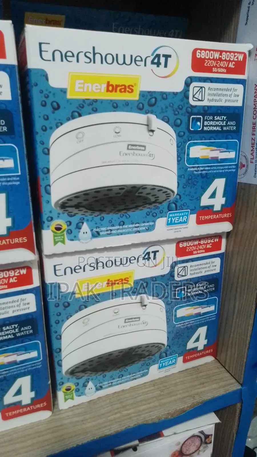 Ener Shower 4t Instant Shower Head All Waters